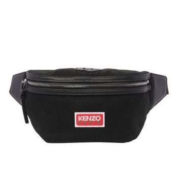 Kenzo Logo-patch Canvas Belt Bag