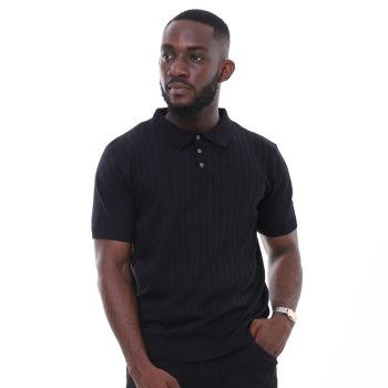 Men's Knitwear Classic Striped Polo