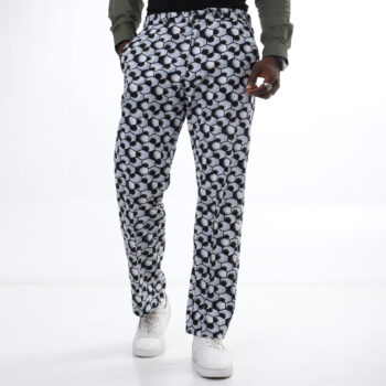Hexagonal Ankara Print Trousers