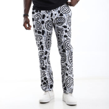 "Swirl Pattern Ankara Trousers