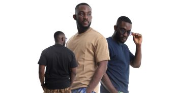 Plain men’s T-shirt styled with jeans for a clean minimalist outfit